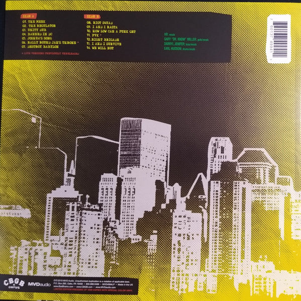 Bad Brains : Live At CBGB 1982 (LP, Album, Ltd, RE, Red)