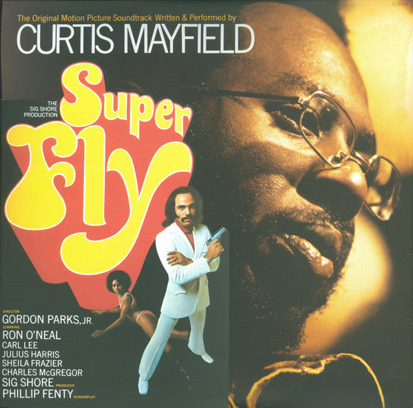 Curtis Mayfield : Superfly (LP, Album, Ltd, RE, Gol)