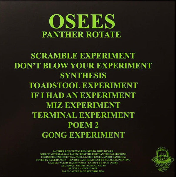 Thee Oh Sees : Panther Rotate (LP, Album, Ltd, RP, Mag)