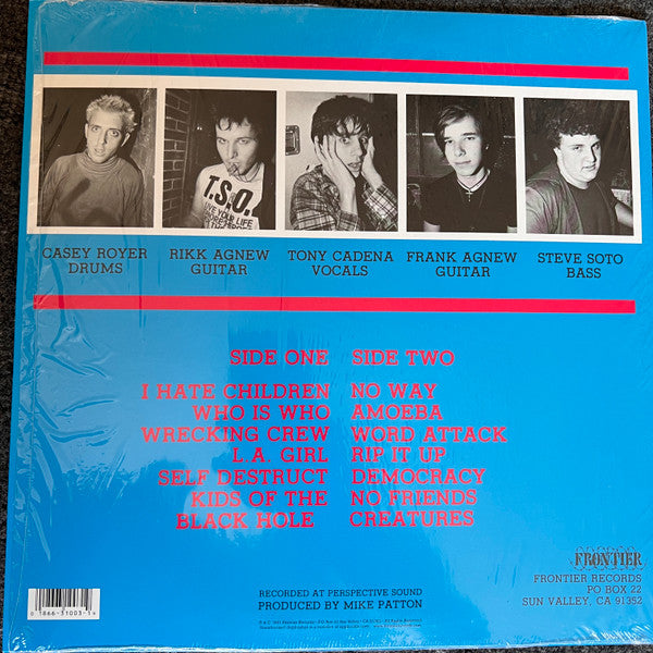 Adolescents : Adolescents (LP, Album, RE, RP, Gre)