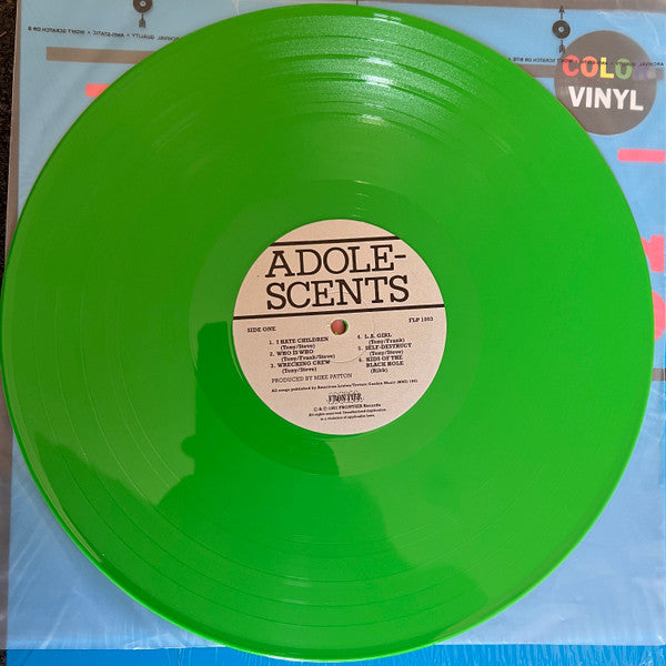 Adolescents : Adolescents (LP, Album, RE, RP, Gre)
