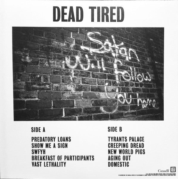 Dead Tired (3) : Satan Will Follow You Home (LP, Album, Ltd, Tra)