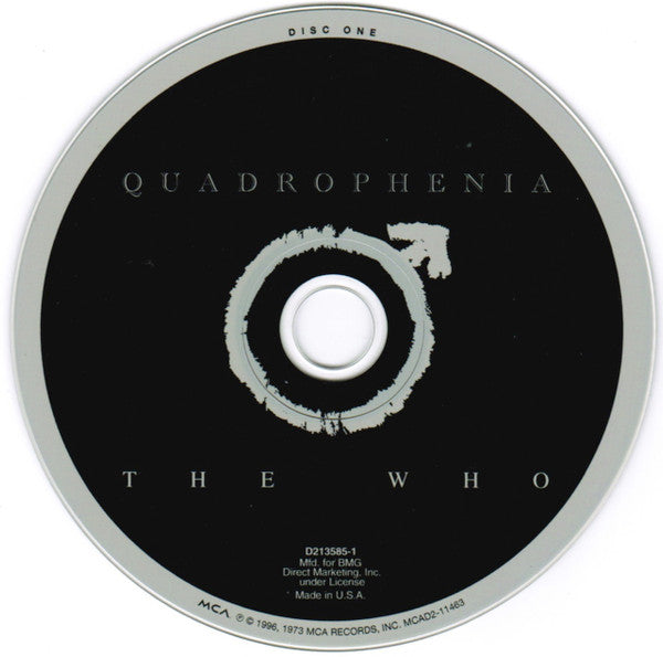 The Who : Quadrophenia (2xCD, Album, Club, RE, RM, BMG)