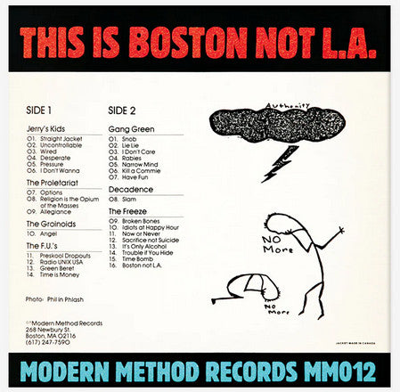 Various : This is Boston, Not L.A. (LP, Comp, RE, Ora)