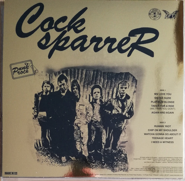 Cock Sparrer : Cock Sparrer (LP, Album, Ltd, RE, RM, 180)