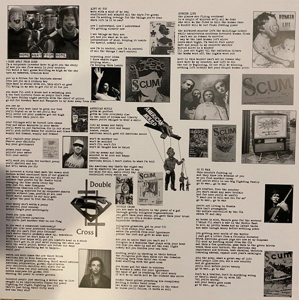 SC.U.M.* : Born Too Soon.... (LP, Album, RE, RM, Pin)