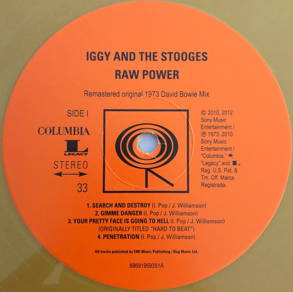 Iggy And The Stooges* : Raw Power (LP, Album + LP, Album + RSD, RE, RM, S/Edition, Go)