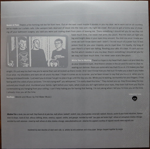 Alkaline Trio / Hot Water Music : Alkaline Trio / Hot Water Music (12", EP, Ltd, RE, Cok)