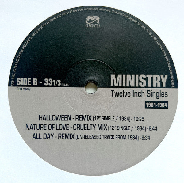 Ministry : Twelve Inch Singles (1981-1984) (2xLP, Comp, Ltd, RE, Sil)