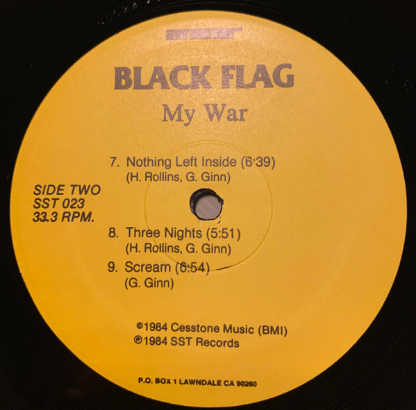 Black Flag : My War (LP, Album, RE)