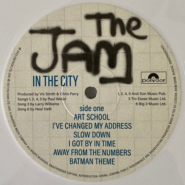 The Jam : In The City (LP, Album, Ltd, RE, Whi)
