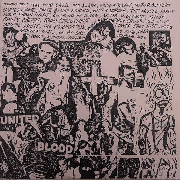 Agnostic Front : United Blood l.p. (LP, RM, RP, Red)