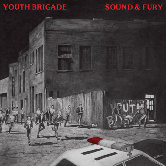 Youth Brigade : Sound & Fury (LP, Album, RE, RM, Red)