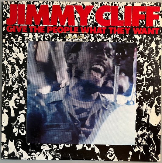 Jimmy Cliff : Give The People What They Want (LP, Album, Pin)