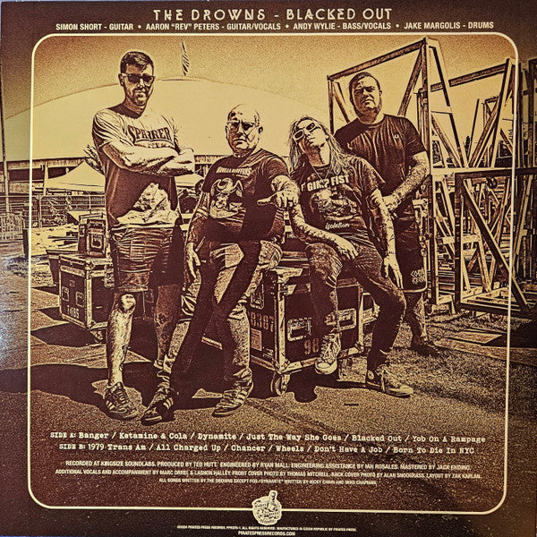 The Drowns : Blacked Out (LP, Album)