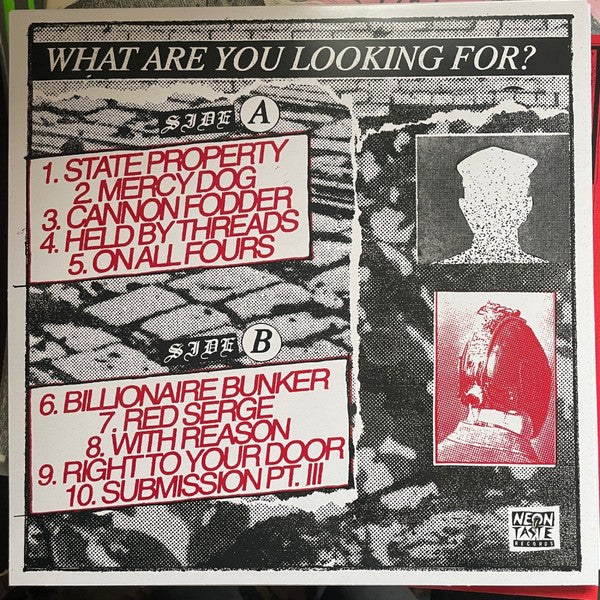 Bootlicker : 1000 Yard Stare (LP, Album, Red)