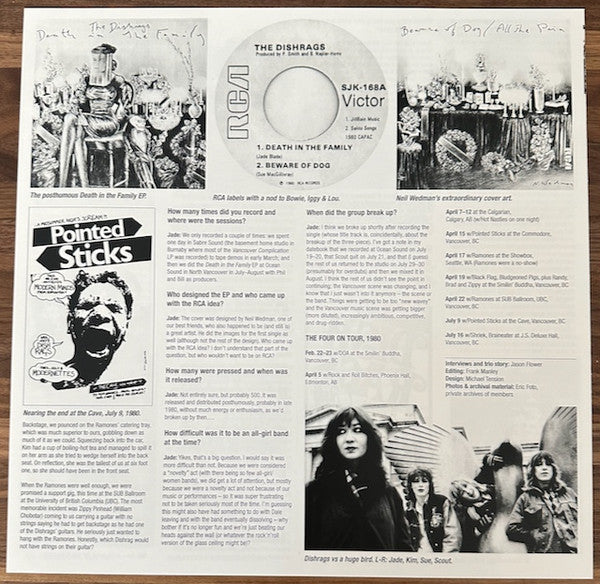 The Dishrags : Four (LP, Dlx, RM)