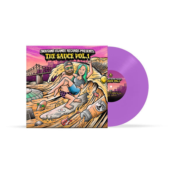 Various : Thousand Islands Records Presents: The Sauce Vol. 1 (LP, Comp, Ltd, Pur)
