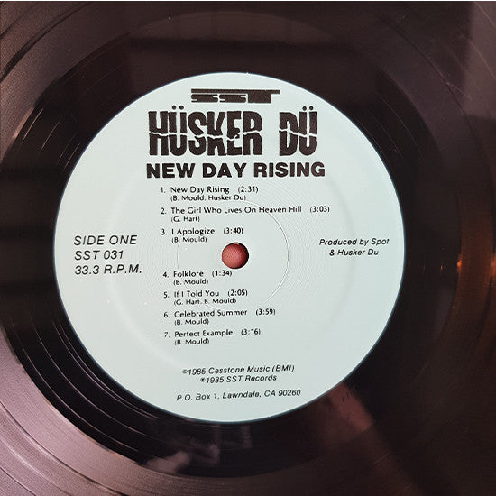 Hüsker Dü : New Day Rising (LP, Album, RE, RP)