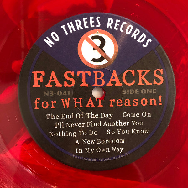 Fastbacks : For WHAT Reason! (LP, Album, Red)