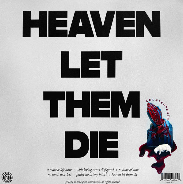 Counterparts : Heaven Let Them Die (LP, S/Sided, EP, Ltd, Mag)