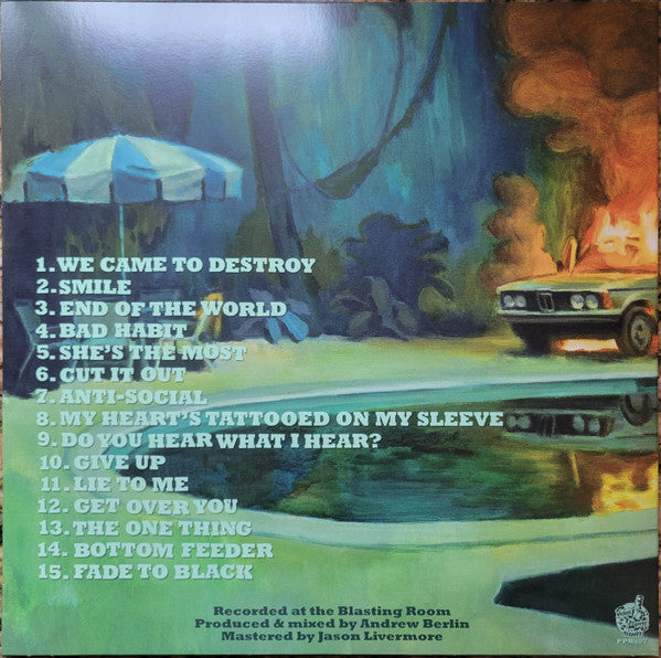 The Riptides (3) : Burn After Listening (LP, Tid)