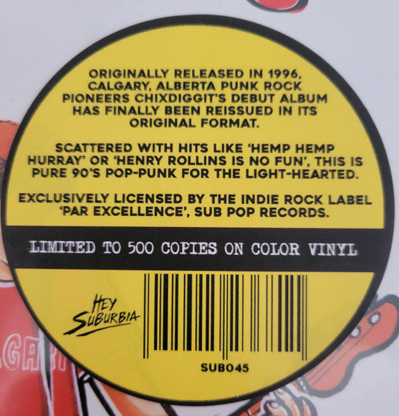 Chixdiggit!* : Chixdiggit! (LP, Album, Ltd, RE, Yel)