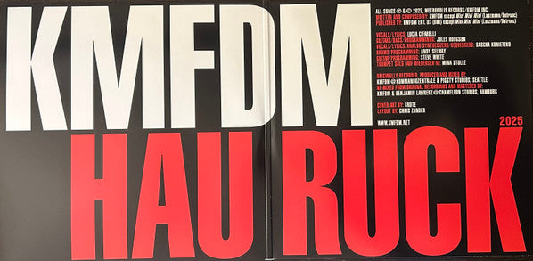 KMFDM : Hau Ruck 2025 (2x12", Album, RE, RM)