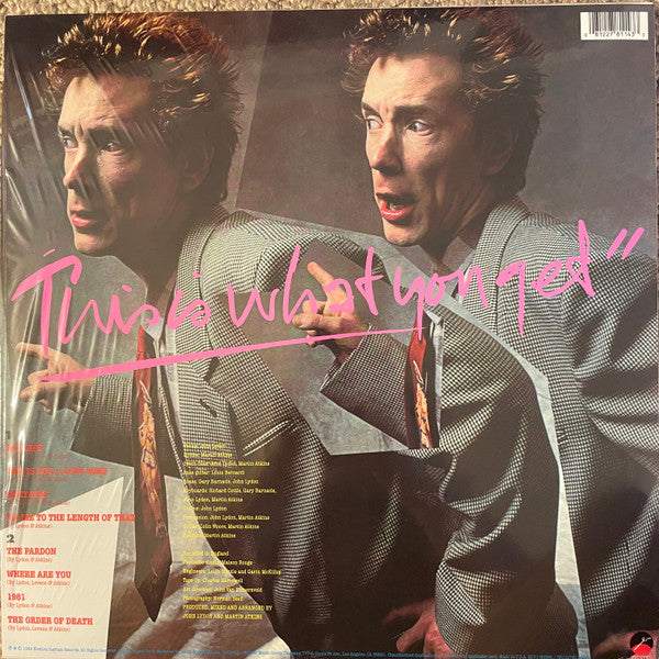 Public Image Ltd.* : This Is What You Want... This Is What You Get (LP, Album, RE, Clo)