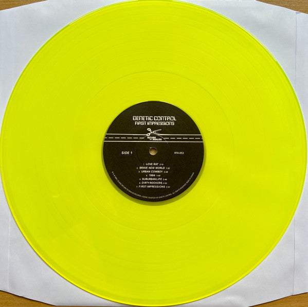 Genetic Control : First Impressions (LP, Ltd, RE, RP, Yel)