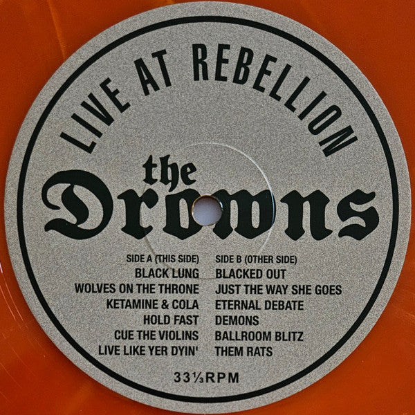 The Drowns : Live At Rebellion (LP, Ltd, Can)