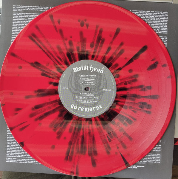 Motörhead : No Remorse (2xLP, Album, Comp, Ltd, RE, Red)