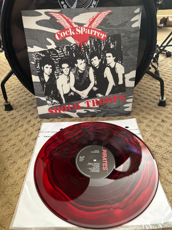 Cock Sparrer : Shock Troops (LP, Album, RP, Red)