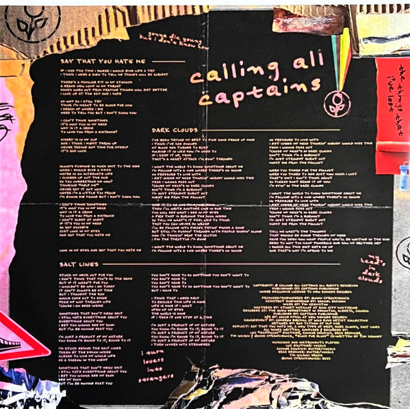 Calling All Captains : The Things That I've Lost (LP, EP, Pin)