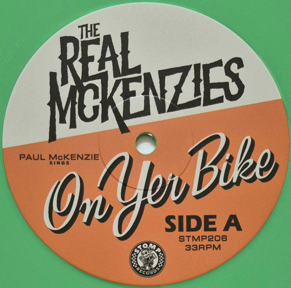 The Real McKenzies : Paul McKenzie Sings On Yer Bike (LP, Album, Gre)