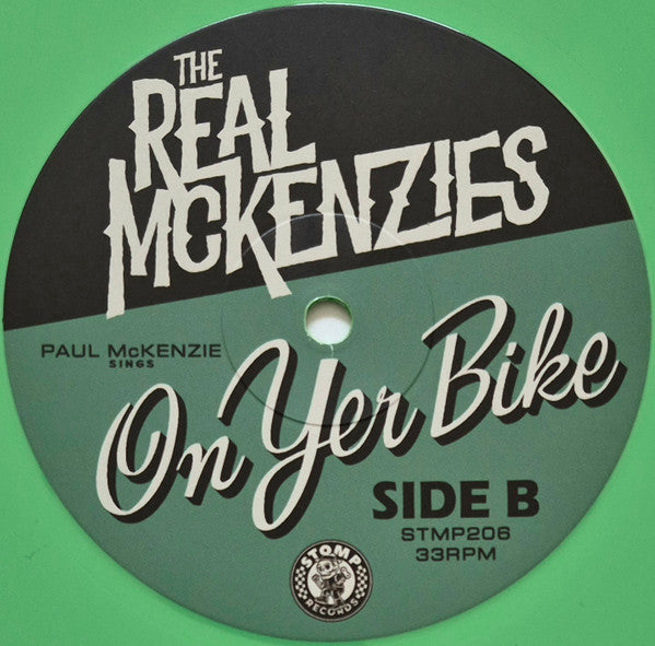 The Real McKenzies : Paul McKenzie Sings On Yer Bike (LP, Album, Gre)