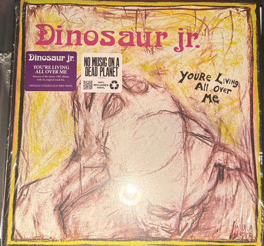 Dinosaur Jr. : You're Living All Over Me (LP, Album, Ltd, RE, Eco)