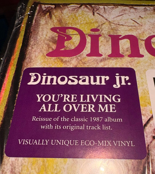 Dinosaur Jr. : You're Living All Over Me (LP, Album, Ltd, RE, Eco)