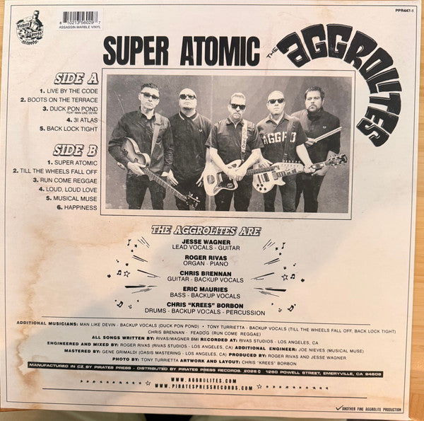 The Aggrolites : Super Atomic (LP, Ltd, Ass)