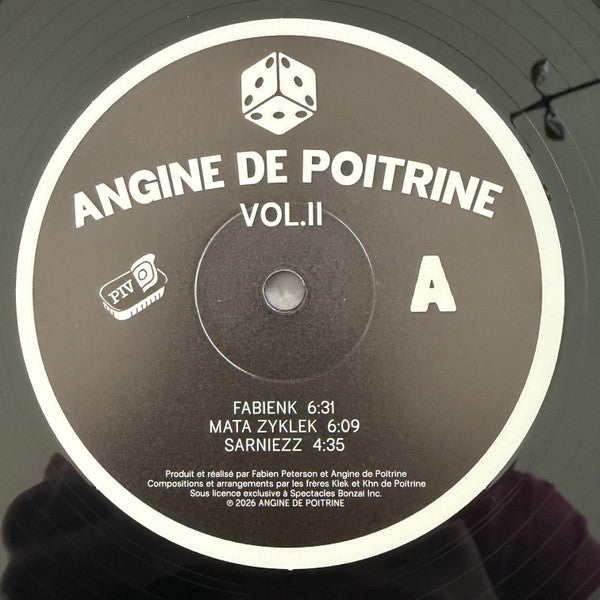 Angine De Poitrine : Vol. II (LP, Album, RE, Fou)