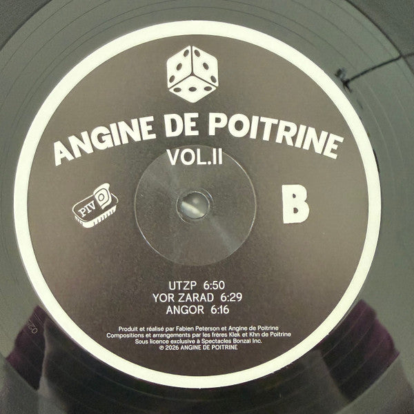 Angine De Poitrine : Vol. II (LP, Album, RE, Fou)