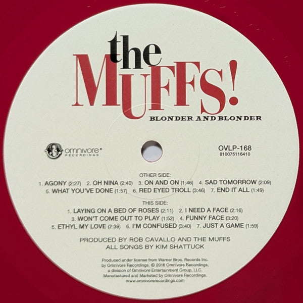 The Muffs : Blonder And Blonder (LP, Album, RE, Opa)