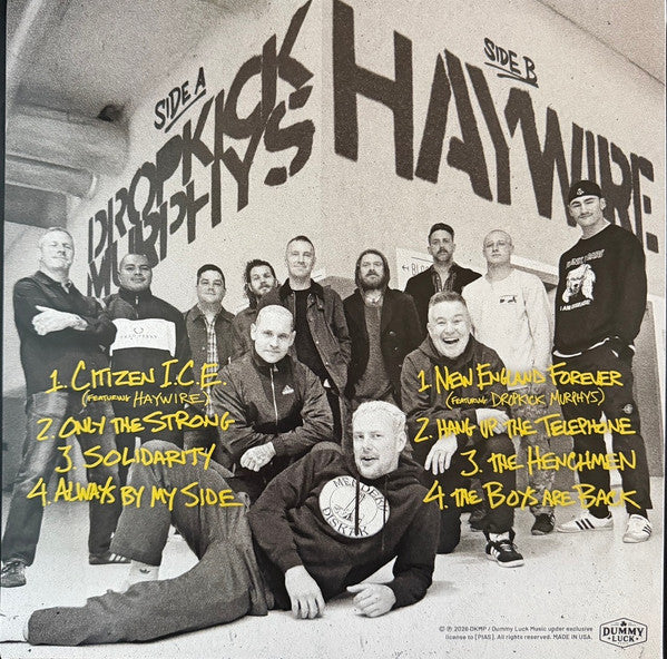Dropkick Murphys / Haywire (22) : New England Forever (12", EP, RP, Blu)