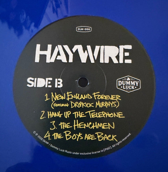 Dropkick Murphys / Haywire (22) : New England Forever (12", EP, RP, Blu)