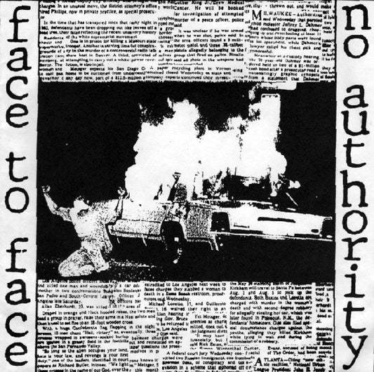 Face To Face : No Authority (7", Single, RP)