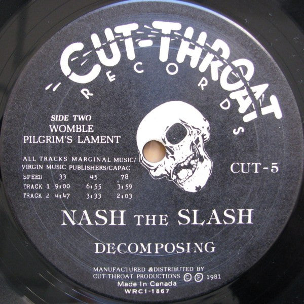 Nash The Slash : Decomposing (12", MiniAlbum)