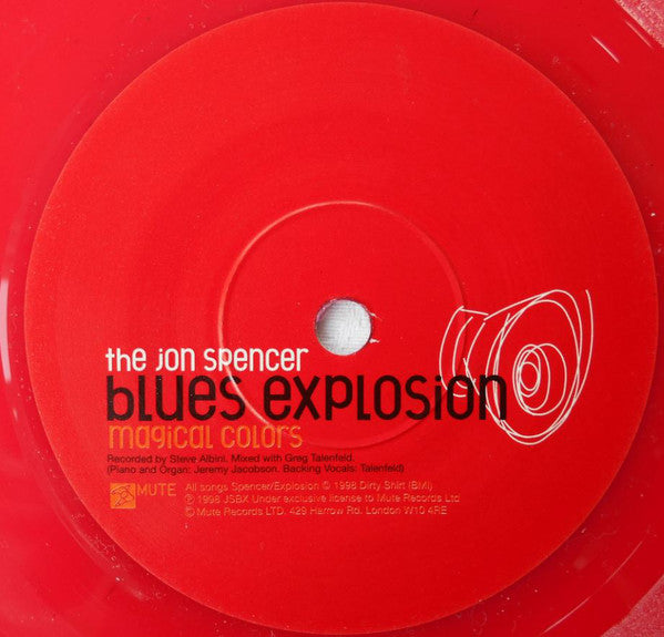 The Jon Spencer Blues Explosion : Magical Colors (7", Single, Ltd, Red)