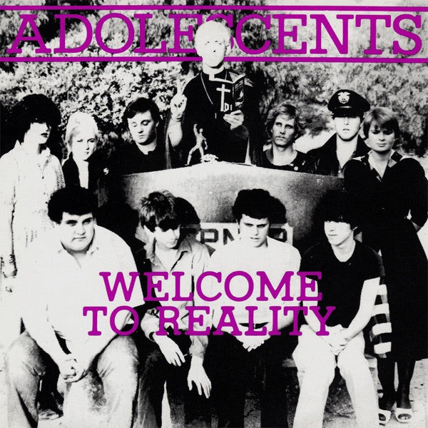 Adolescents : Welcome To Reality (10", EP, RP, Gre)
