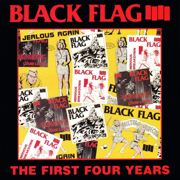 Black Flag : The First Four Years (LP, Comp, RP)