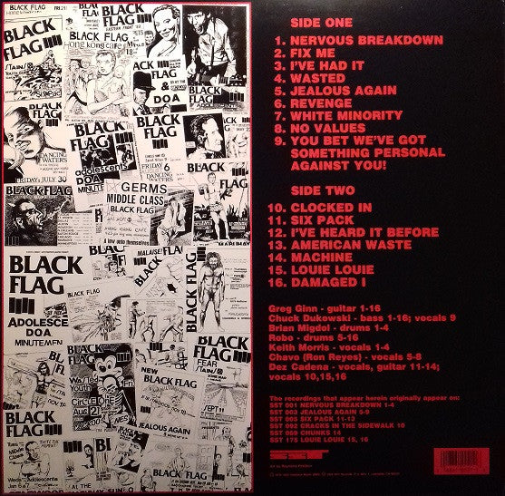 Black Flag : The First Four Years (LP, Comp, RP)